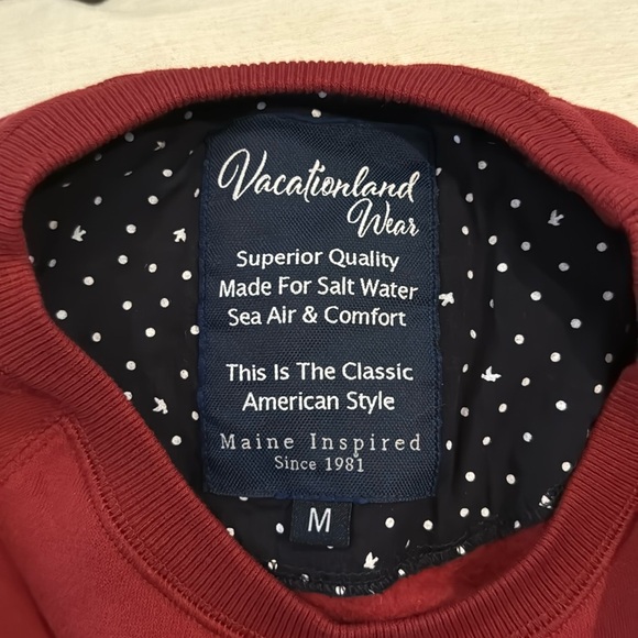 Maine medium vacationland crewneck - Picture 3 of 3